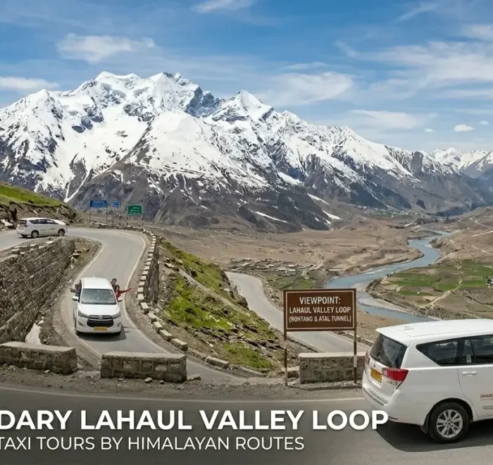 Himalayan Routes 1-day taxi tour covering Rohtang Pass and Atal Tunnel in Lahaul Valley